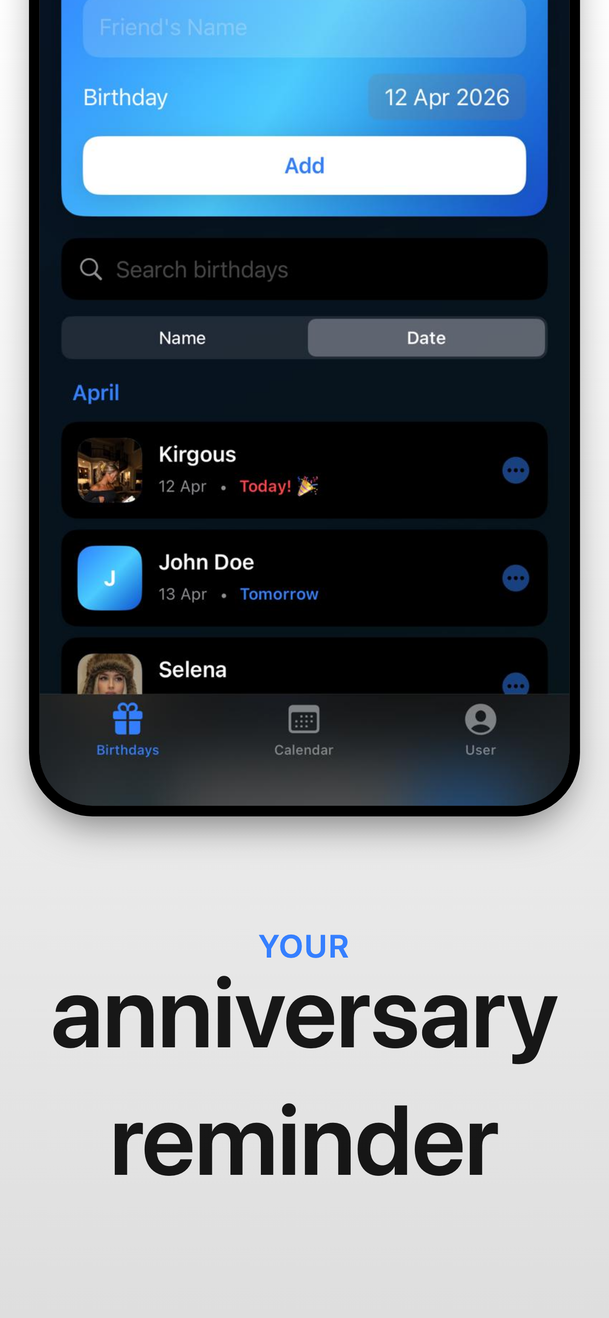 B-day Widget screenshot 8