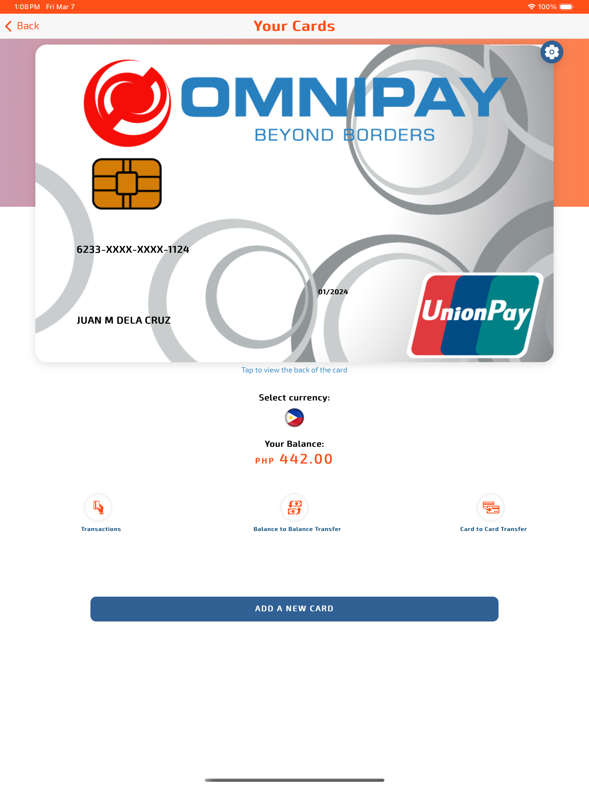 OmniPay Mobile App