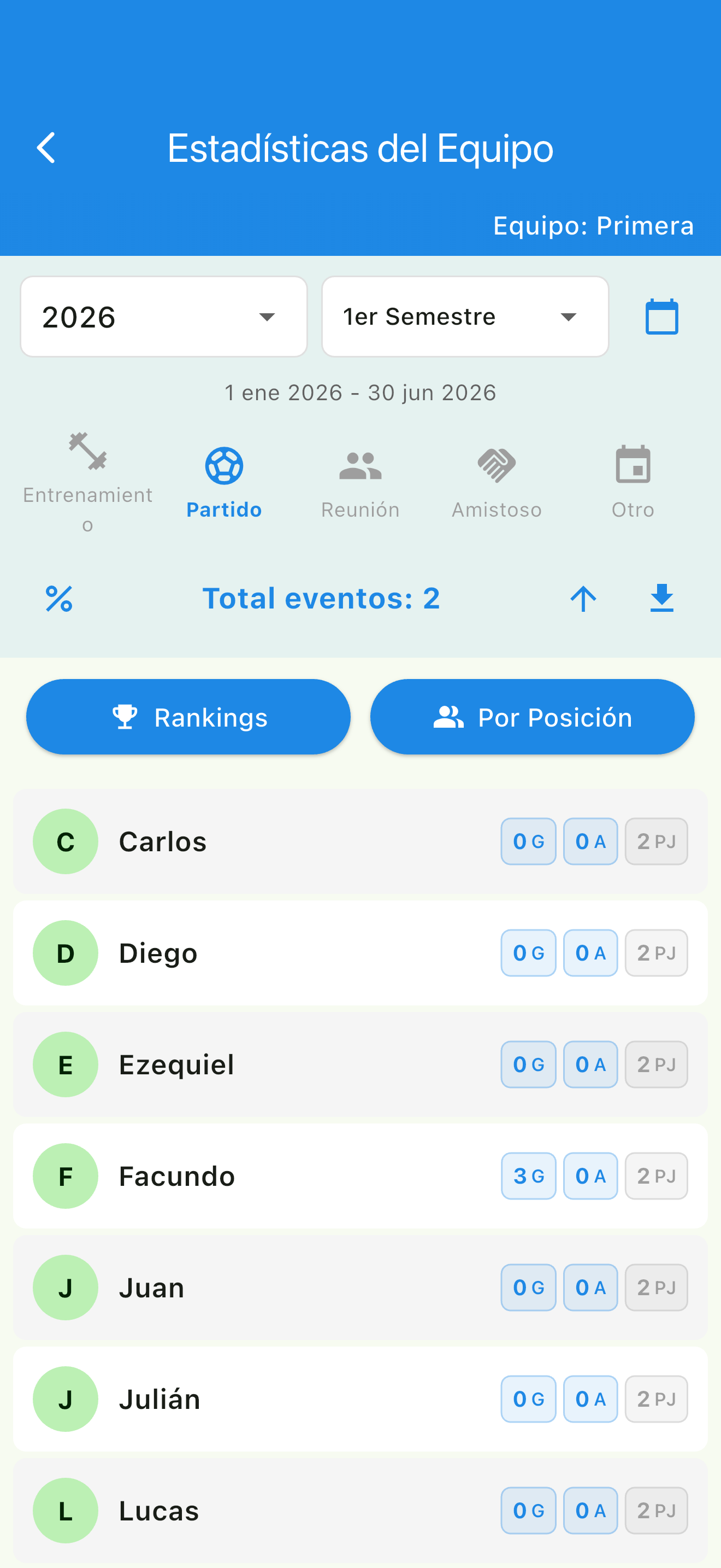Yendoo - Gestión Deportiva screenshot 8