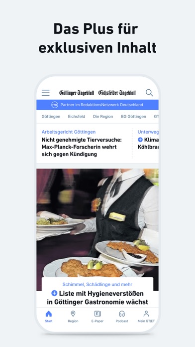 GT/ET - News und Podcast iPhone screenshot 10 - News app