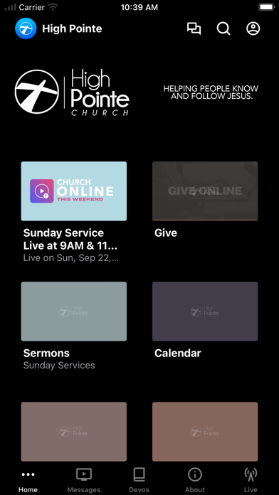 High Pointe Church Thompson CT Screenshot