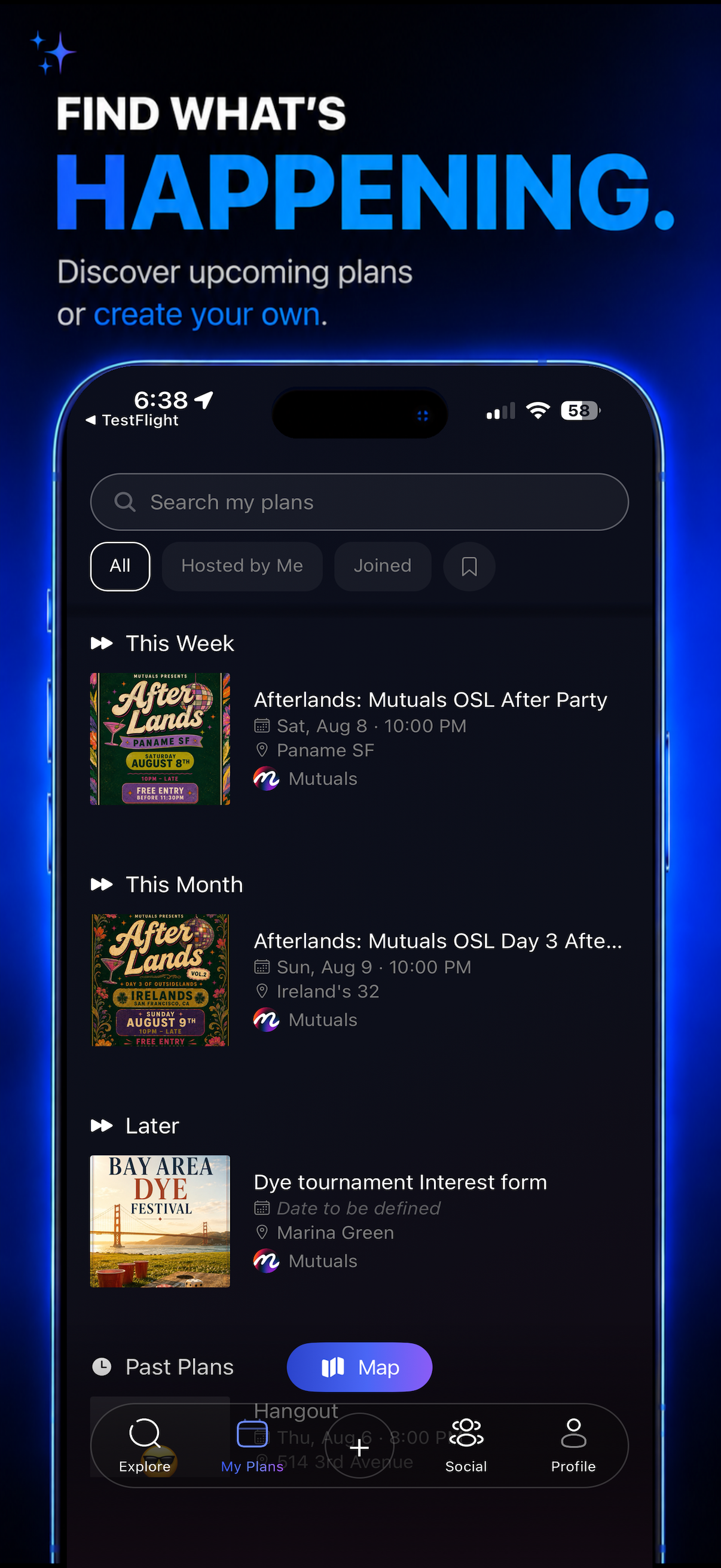 Mutuals - Experiences & People screenshot 3