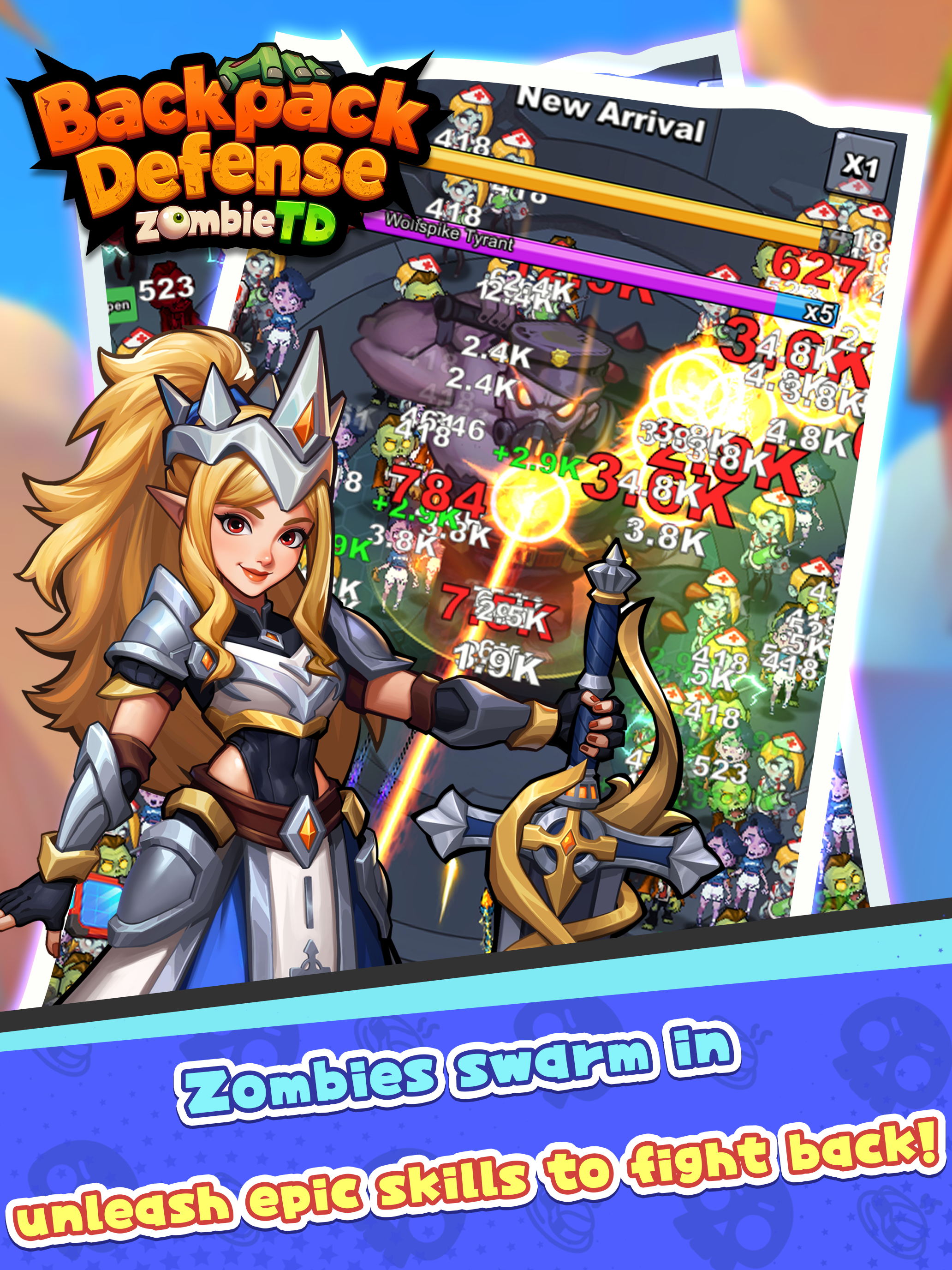 Backpack Defense: Zombie TD