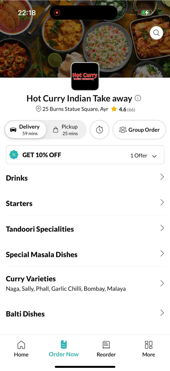 Screenshot #2 pour Hot Curry Indian Take away