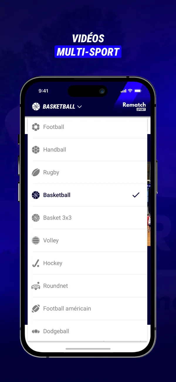 Screenshot #3 pour Rematch - Vidéos sport amateur