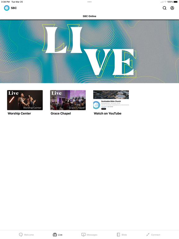 Scottsdale Bible Church iPad screenshot 2 - Education app