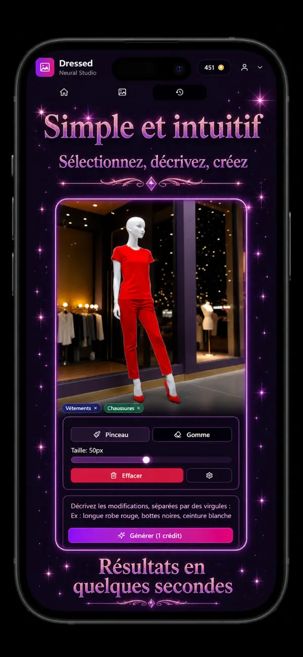 Screenshot #2 pour Dressed AI