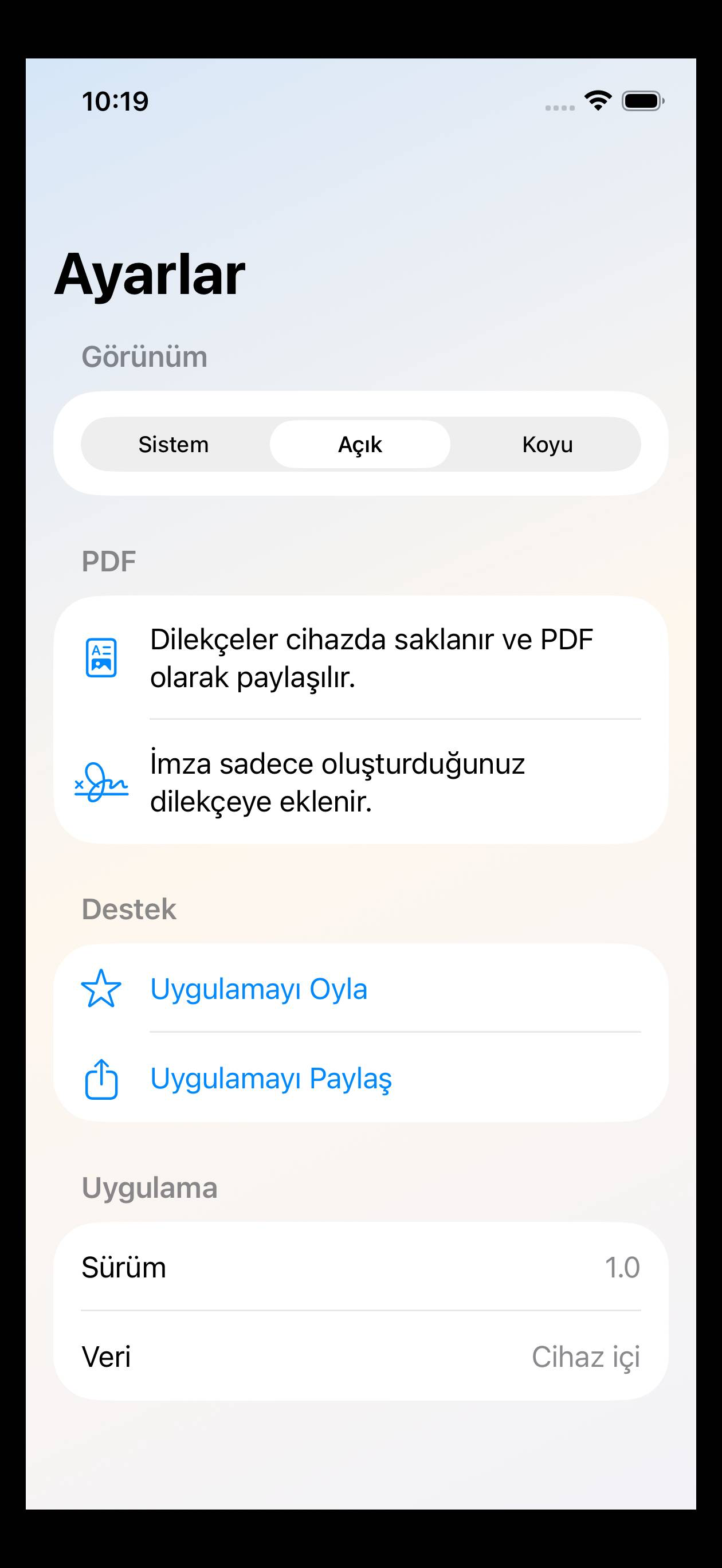 Dilekce screenshot 5