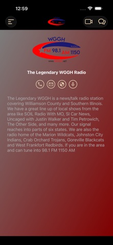 WGGH Radio screenshot