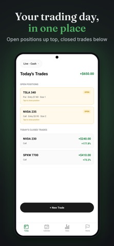 Vaultlog Options Trade Journal Screenshot 3 of 5