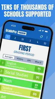 gradepro for grades iphone screenshot 2