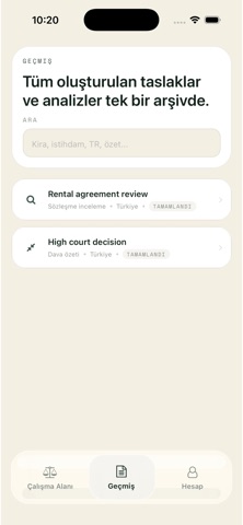 LexAI — AI Hukuk Asistanı screenshot