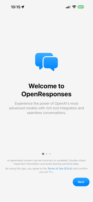 OpenResponses Screenshot 1 of 10