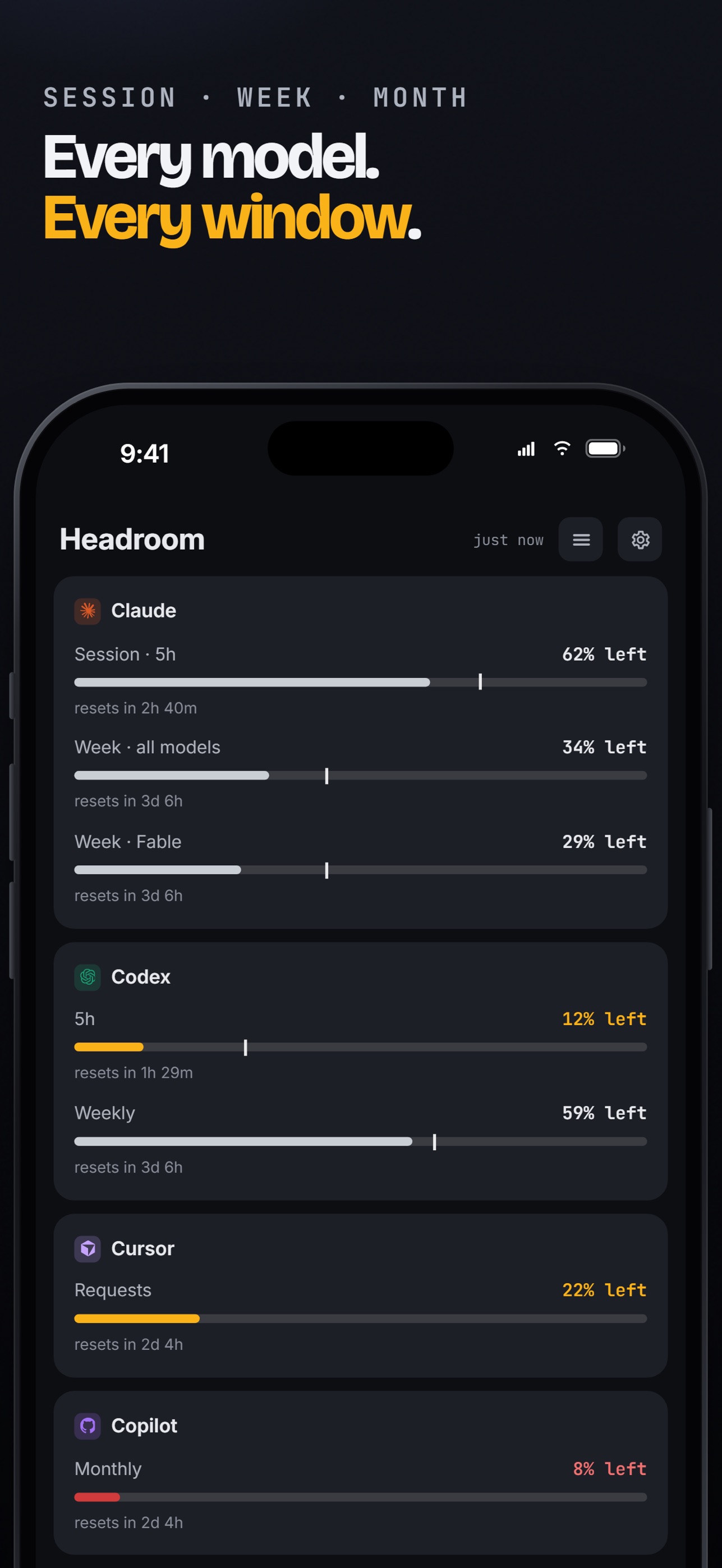 Screenshot 4 of Headroom ~ Know Your AI Limits