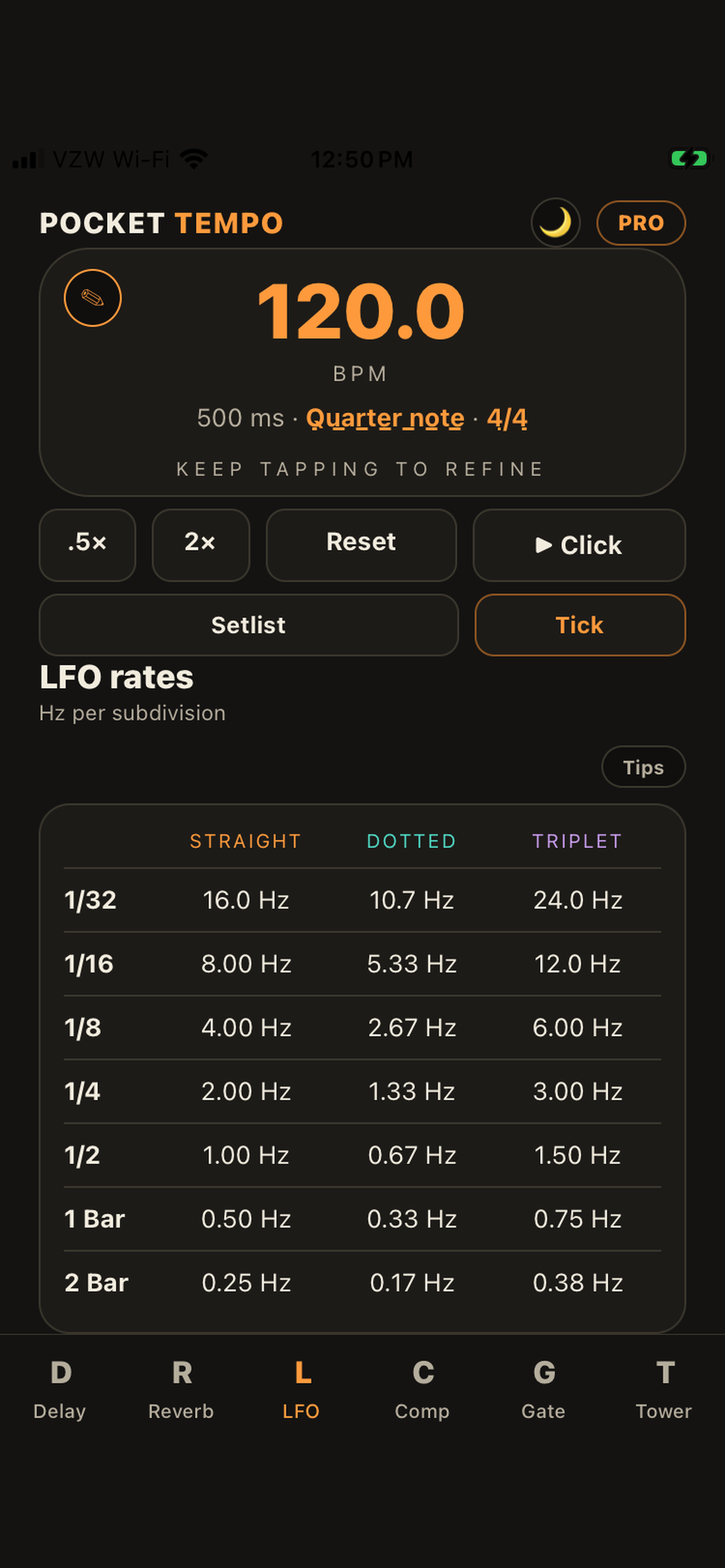 Pocket Tempo screenshot 6