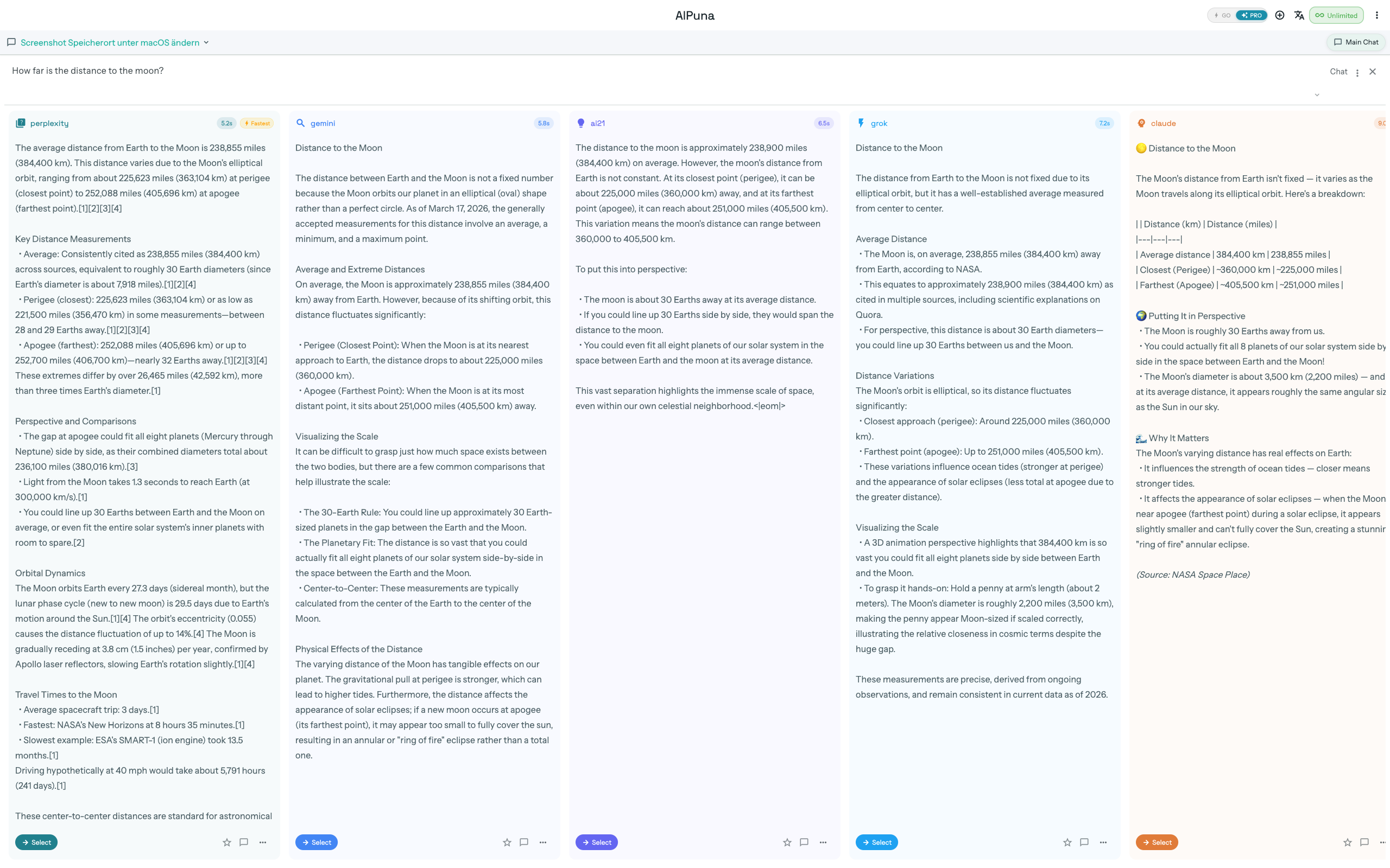 AIPuna – Compare AI Models