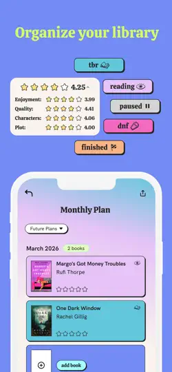 Captura de pantalla de Pagebound: Social Book Tracker en iPhone 4