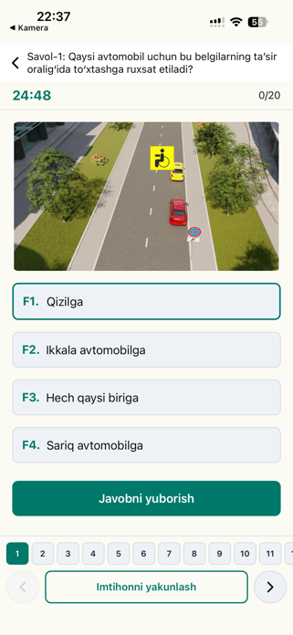 Avto Test Yangi Screenshot 6 of 7