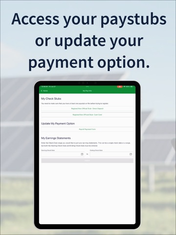 RenewableWorks iPad screenshot