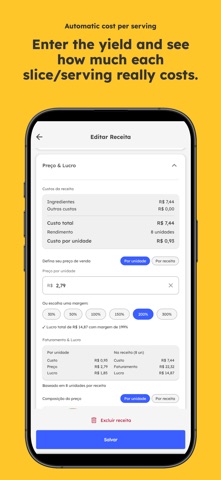 Food Cost & Recipe Pricing screenshot