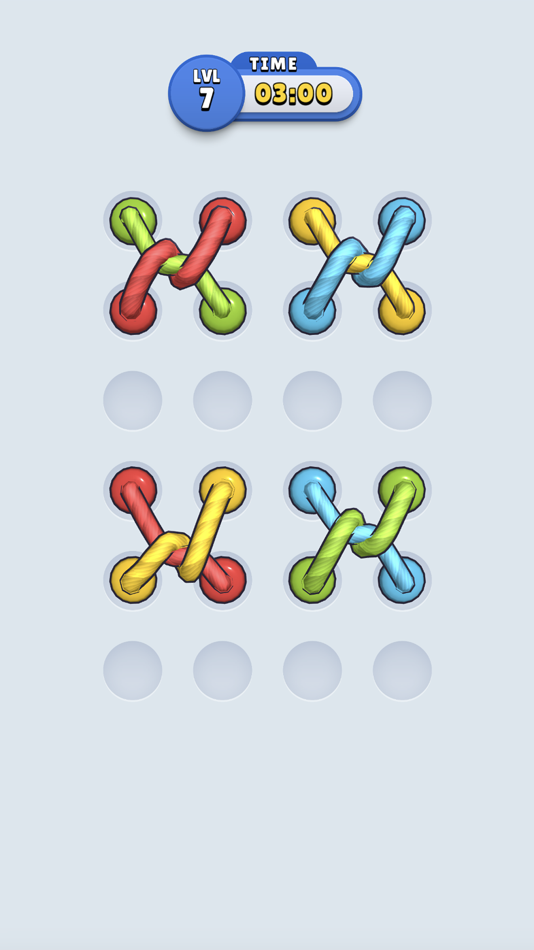 #1. Rope Connect 3D (iOS) 由: Hang Nguyen