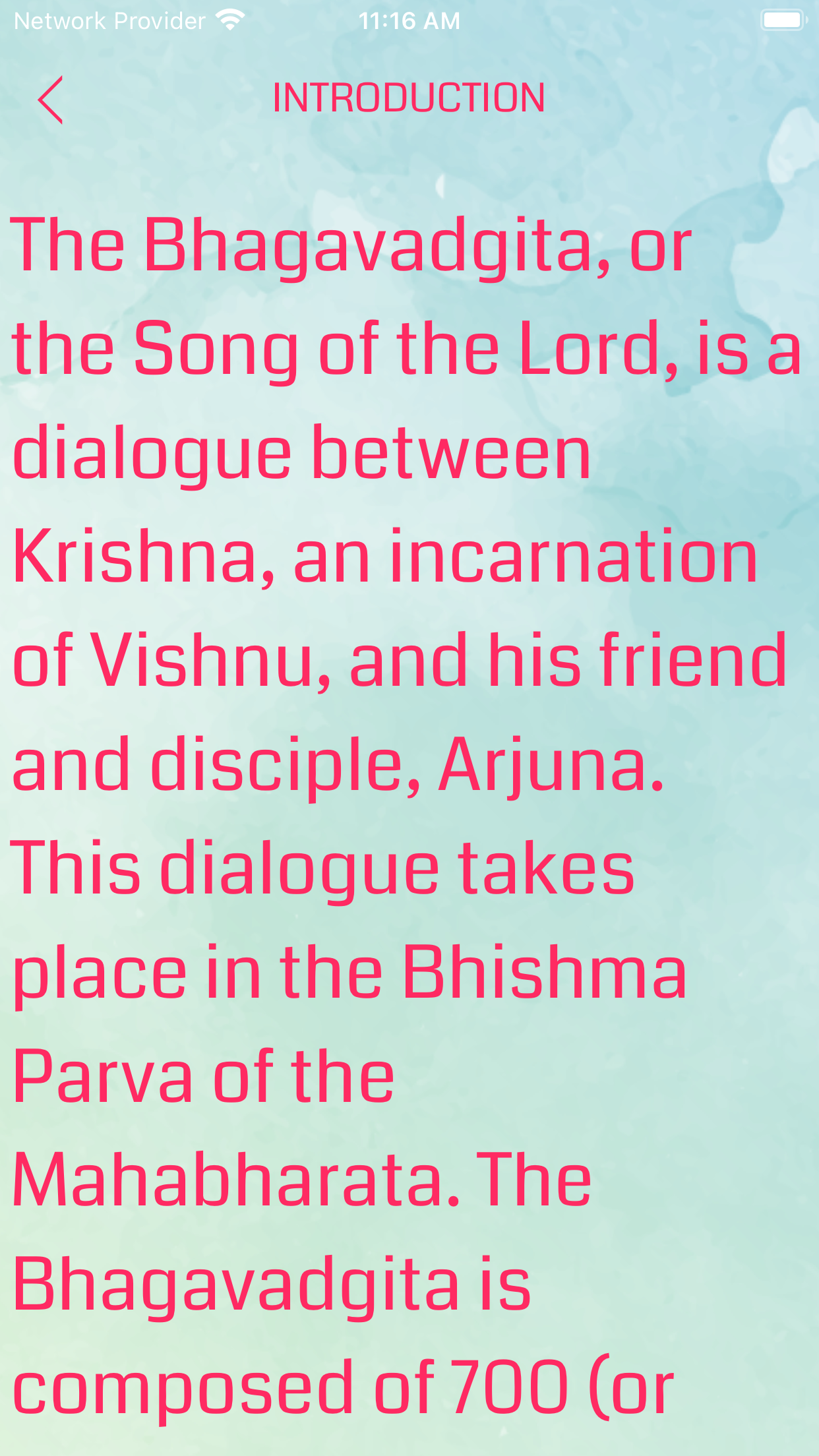 Bhagavad Gita*