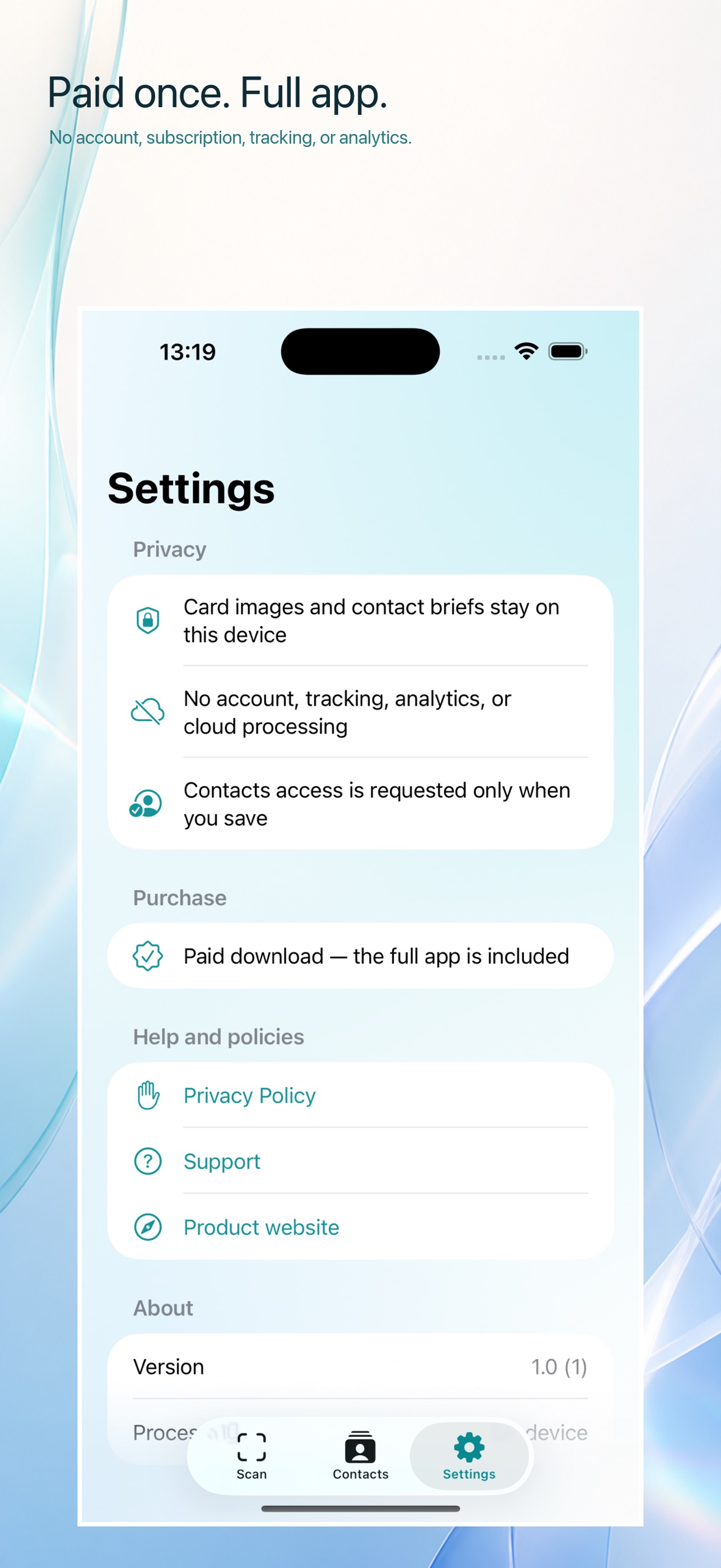 Screenshot 3 of ContactBrief AI