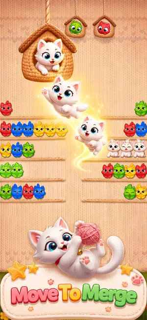 Cutie Sort - Magic Color Fever screenshot 1