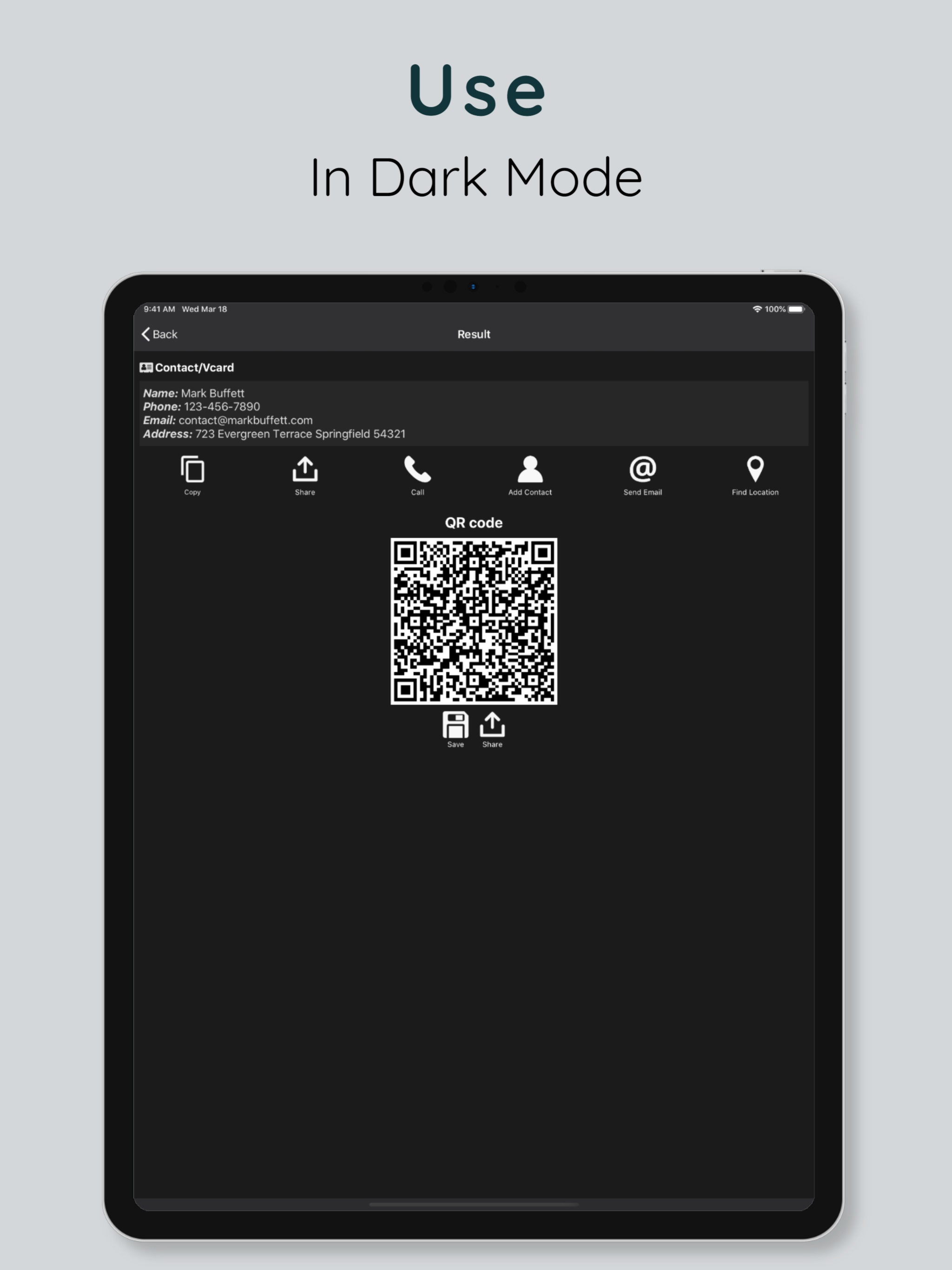 QR Code: Reader & Scanner