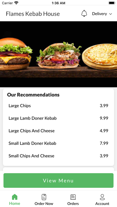 Flames Kebab House Screenshot