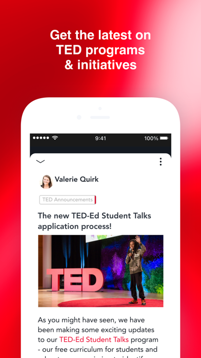 Screenshot #1 pour TED Community