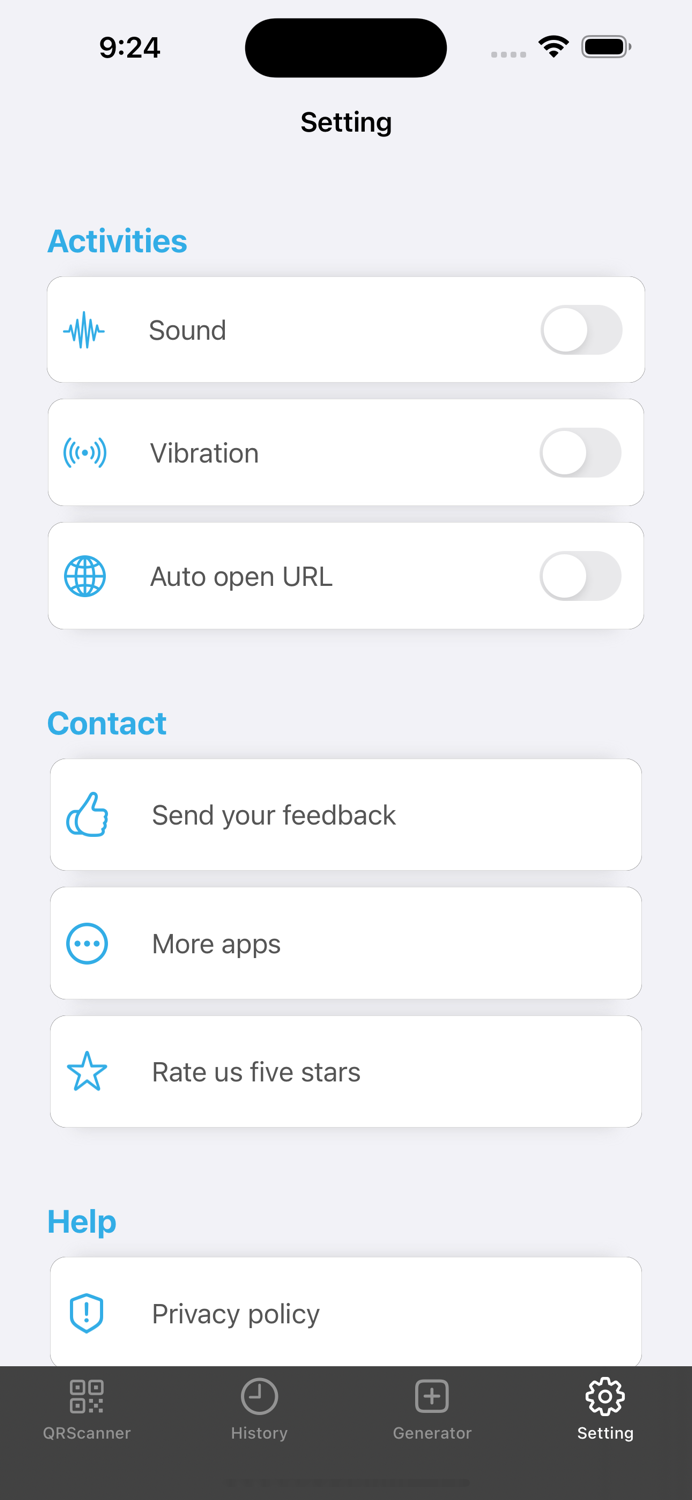 QR  Barcode Scanner All Types