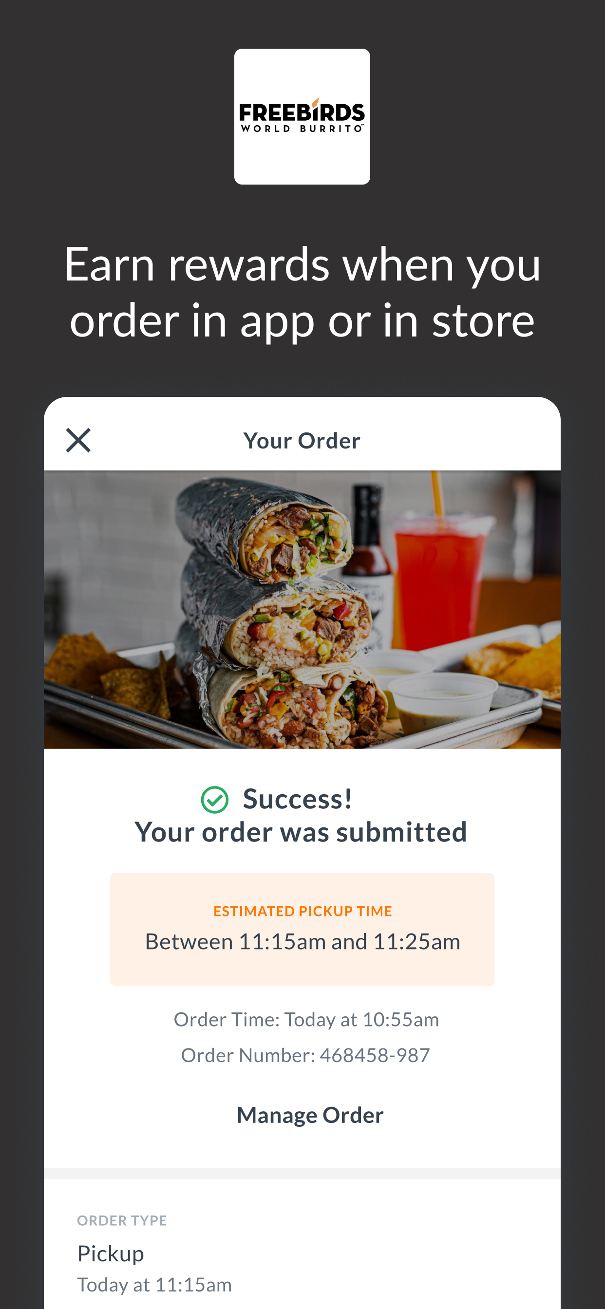 Freebirds World Burrito screenshot 3