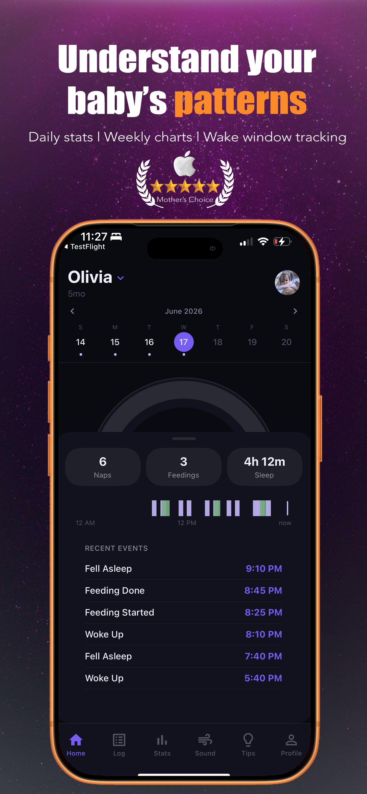 Lunaby: Baby Sleep Tracker screenshot 4