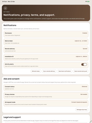 Coffee Near Me iPad screenshot