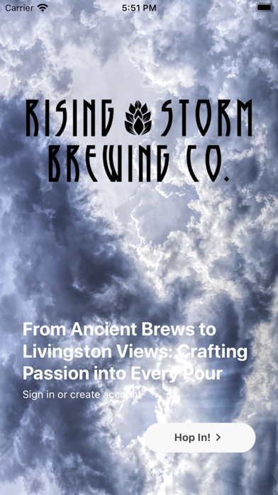 Rising Storm Brewing Co app screenshot