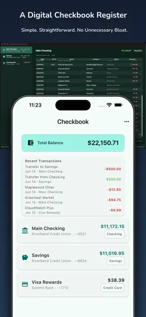 Caffeinated Checkbook screenshot 1