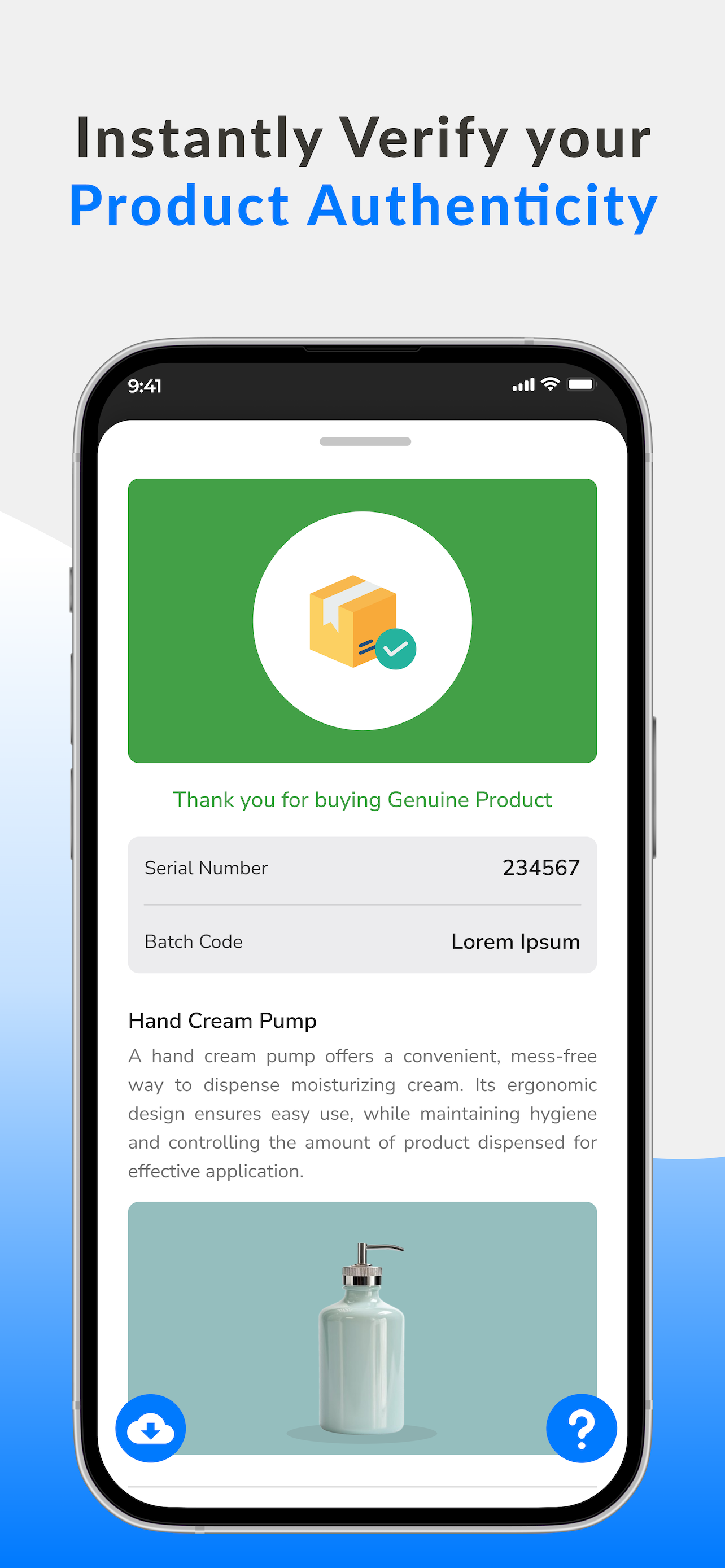 Yellow Label Verification