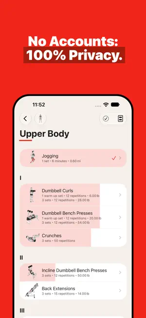 GymBook ・ Strength Training screenshot 4