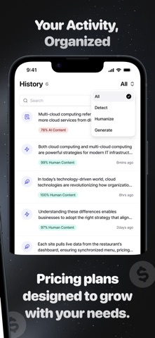 AI Detector and Humanizer Screenshot 6 of 6