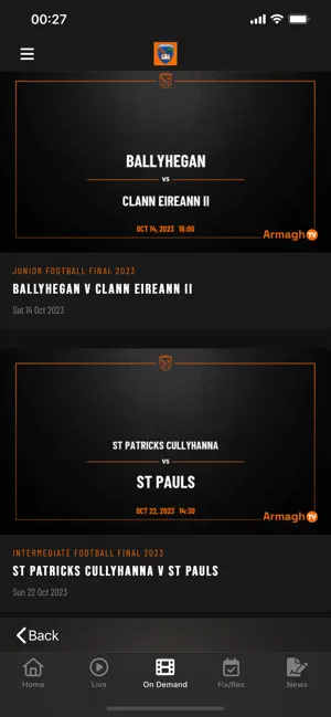 Armagh GAA screenshot 4