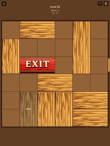 Wooden Slide Puzzle iPad screenshot