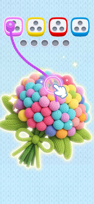 Wool Saga 3D - Knit Jam Puzzle screenshot 2