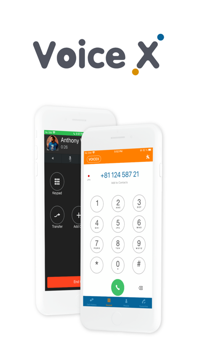 Screenshot 1 of VoiceXモバイル App