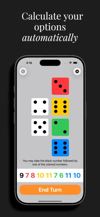 Qwixx Dice Assistant screenshot 2