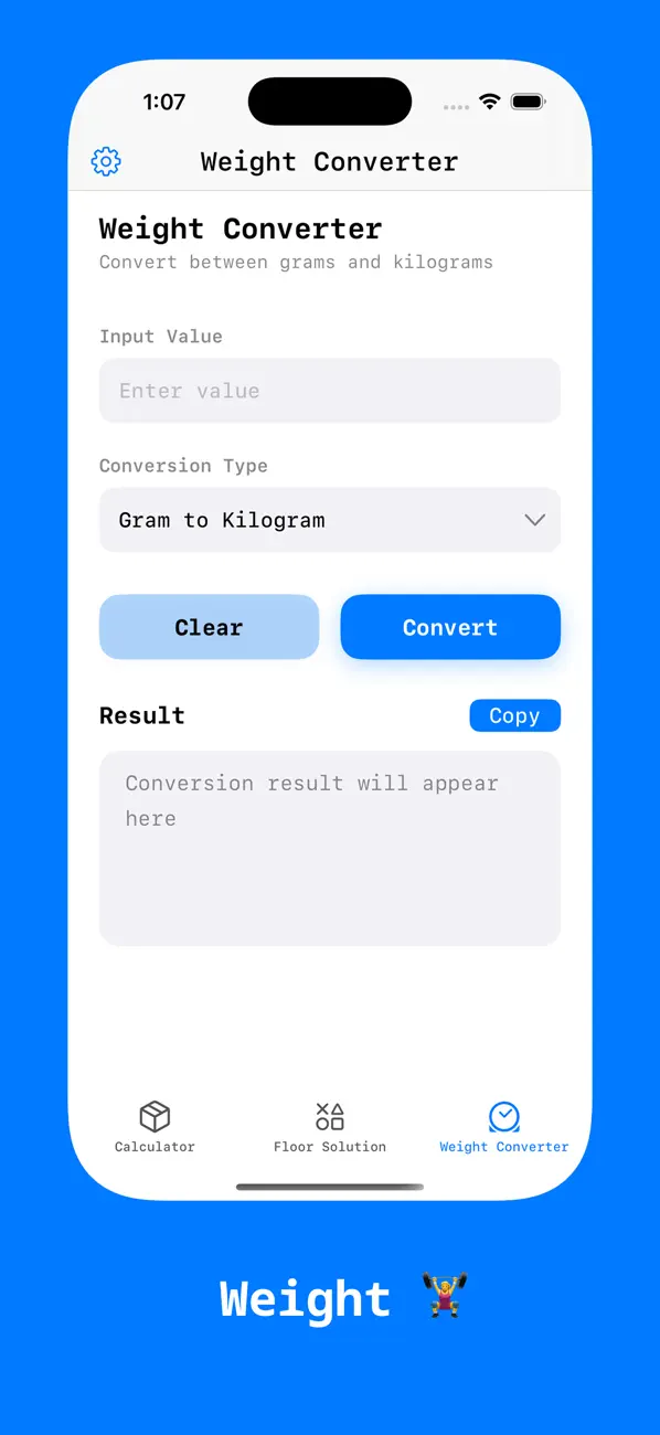 #6. MaterialCalculation (iOS) Podle: Hao Da-Wei