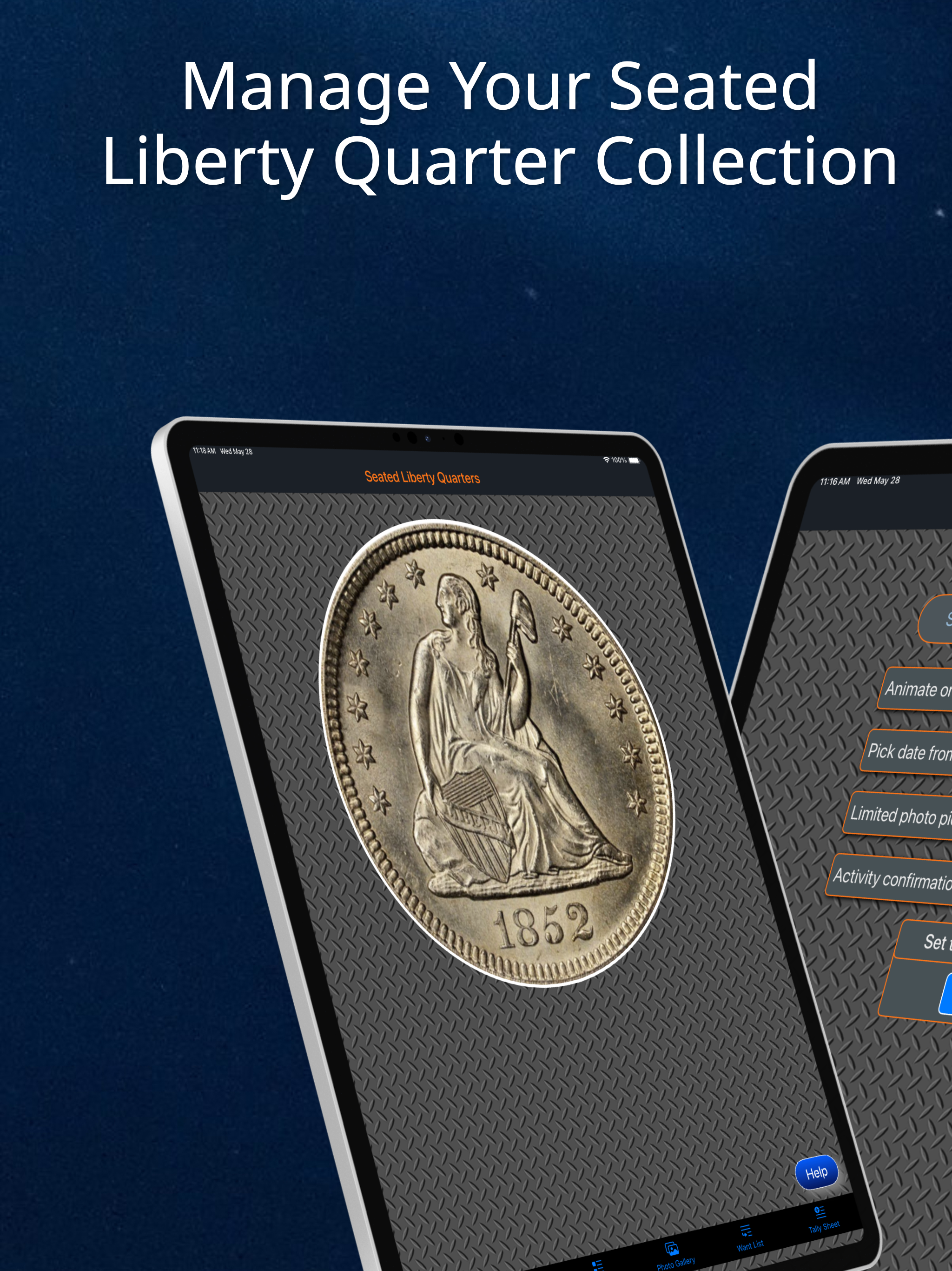 Seated Liberty Quarter screenshot 11