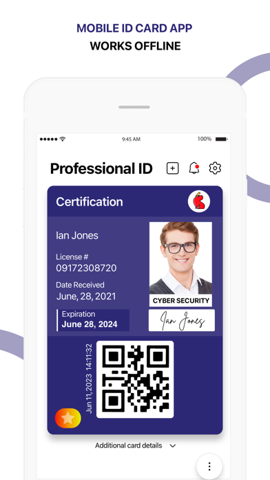 Screenshot 1 of Professional ID: Certification App