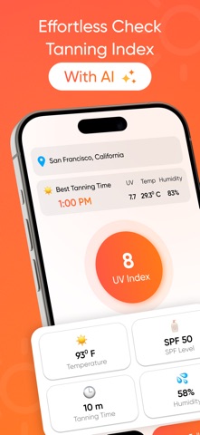 RayWatch : SPF & Safe Tanning screenshot