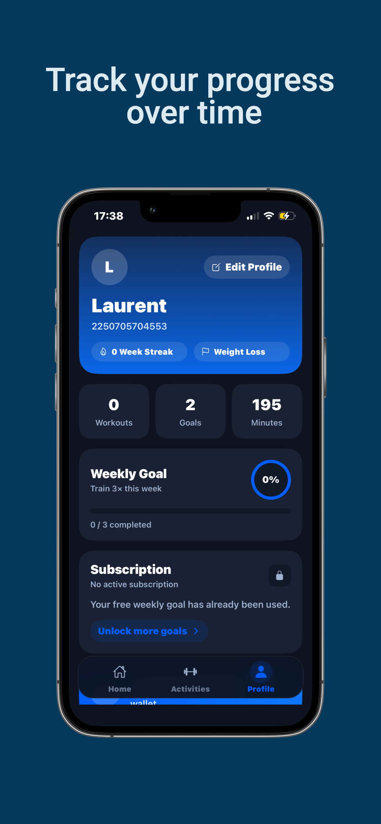 GoallFit screenshot 3
